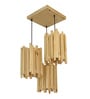 Palisade Beige Solid Wood Cluster Hanging Lights