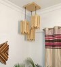 Palisade Beige Solid Wood Cluster Hanging Lights