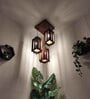Palisade Brown Solid Wood Cluster Hanging Light