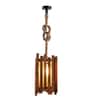 Palisade Brown Solid Wood Hanging Light