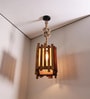 Palisade Brown Solid Wood Hanging Light