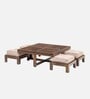 Palladio Coffee Table Set In Provisional Teak Finish