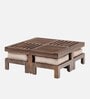 Palladio Coffee Table Set In Provisional Teak Finish
