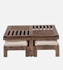 Palladio Coffee Table Set In Provisional Teak Finish