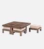Palladio Coffee Table Set In Provisional Teak Finish