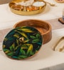 Pallav Roti Box Handcrafted Acacia Wood Casserole with Metal Tong Traditional Box