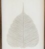 Pallava- Peepal Grey Wood Framed Floral Art Panel