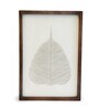 Pallava- Peepal Grey Wood Framed Floral Art Panel
