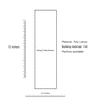 Palm Leaves Pattern- Table Runner- 12X72 Inches