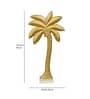 Aluminium Gold Palm Tree Decor