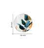 Palm Tree Leaves Acrylic Round Wall Art