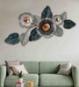 Palmero Floral Metal Wall Art in Multicolour