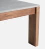 Paloma Solid Wood Coffee table In Natural Finish With Porcelain Top