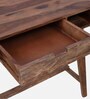 Tabor Sheesham Wood Writing Table In Rustic Teak Finish
