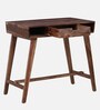 Tabor Sheesham Wood Writing Table In Rustic Teak Finish