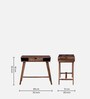 Tabor Sheesham Wood Writing Table In Rustic Teak Finish