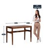 Ferno Sheesham Wood Study Table in Rustic Teak Finish