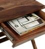 Sirin Sheesham Wood Study Table in Rustic Teak Finish