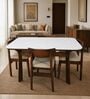 Panache Marble-Top Dining Table Set