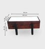 Panache Nesting Centre Tables In Chestnut White Finish