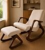 Panache Rocking Chair In Beige Finish