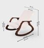 Panache Rocking Chair In Beige Finish
