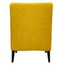 Panas Fabric Wing Chair in Bold Yellow Colour
