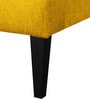 Panas Fabric Wing Chair in Bold Yellow Colour