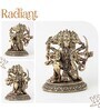 Golden Panchmukhi Hanuman Brass Idol