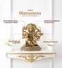 Golden Panchmukhi Hanuman Brass Idol