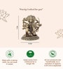 Golden Panchmukhi Hanuman Brass Idol