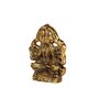 Panchmukhi Hanuman Gold Aluminium Religious Idols