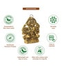 (1Pc) Gold Metal Panchmukhi Hanuman Ji Idol For Home Temple