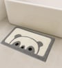 Panda Grey Microfiber 16x24 Inches Super Soft Bath Mat