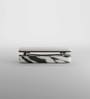 Panda Marble Bench In Black & White Finish
