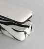 Panda Marble Bench In Black & White Finish