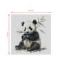 Panda Multicolour Canvas Framed Wall Painting