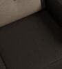 Pangram Fabric 1 Seater Sofa In Dark Brown Colour