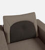 Pangram Fabric 1 Seater Sofa In Taupe Colour