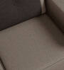 Pangram Fabric 1 Seater Sofa In Taupe Colour