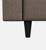 Pangram Fabric 1 Seater Sofa In Taupe Colour