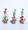 Panjabi Musician S/3 Multicolour Metal Figurines