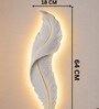 White Feather Design Novelty Wall Light Set of 1