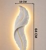 White Feather Design Novelty Wall Light Set of 2