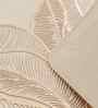 Botanical Glow Golden PVC Dining Table Mats (Set of 6)