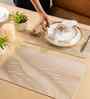 Feather Luxe Rosegold PVC Dining Table Mats (Set of 6)