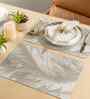 Feather Luxe Silver PVC Dining Table Mats (Set of 6)