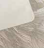 Feather Luxe Silver PVC Dining Table Mats (Set of 6)