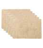 Marble Vine Beige PVC Dining Table Mats (Set of 6)