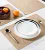 Marble Vine Beige PVC Dining Table Mats (Set of 6)
